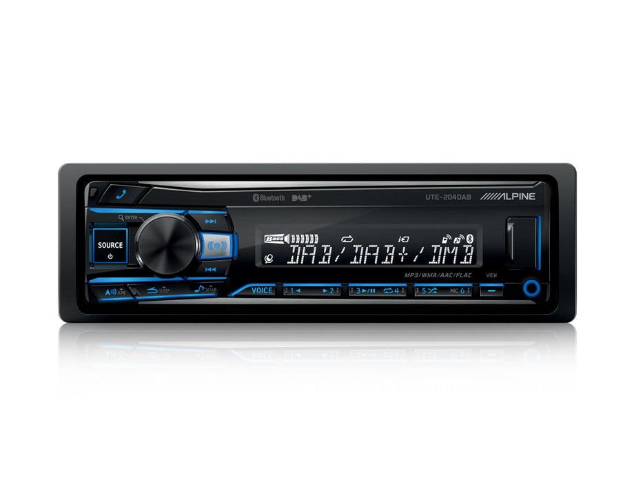 Alpine UTE-204DAB Digital Media Receiver with DAB and Bluetooth