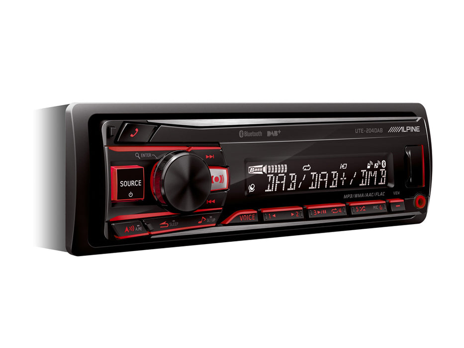 Alpine UTE-204DAB Digital Media Receiver with DAB and Bluetooth